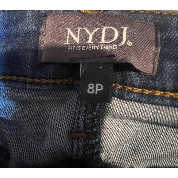NYDJ Sheri Slim dark was Jeans 8P - Picture 5 of 9